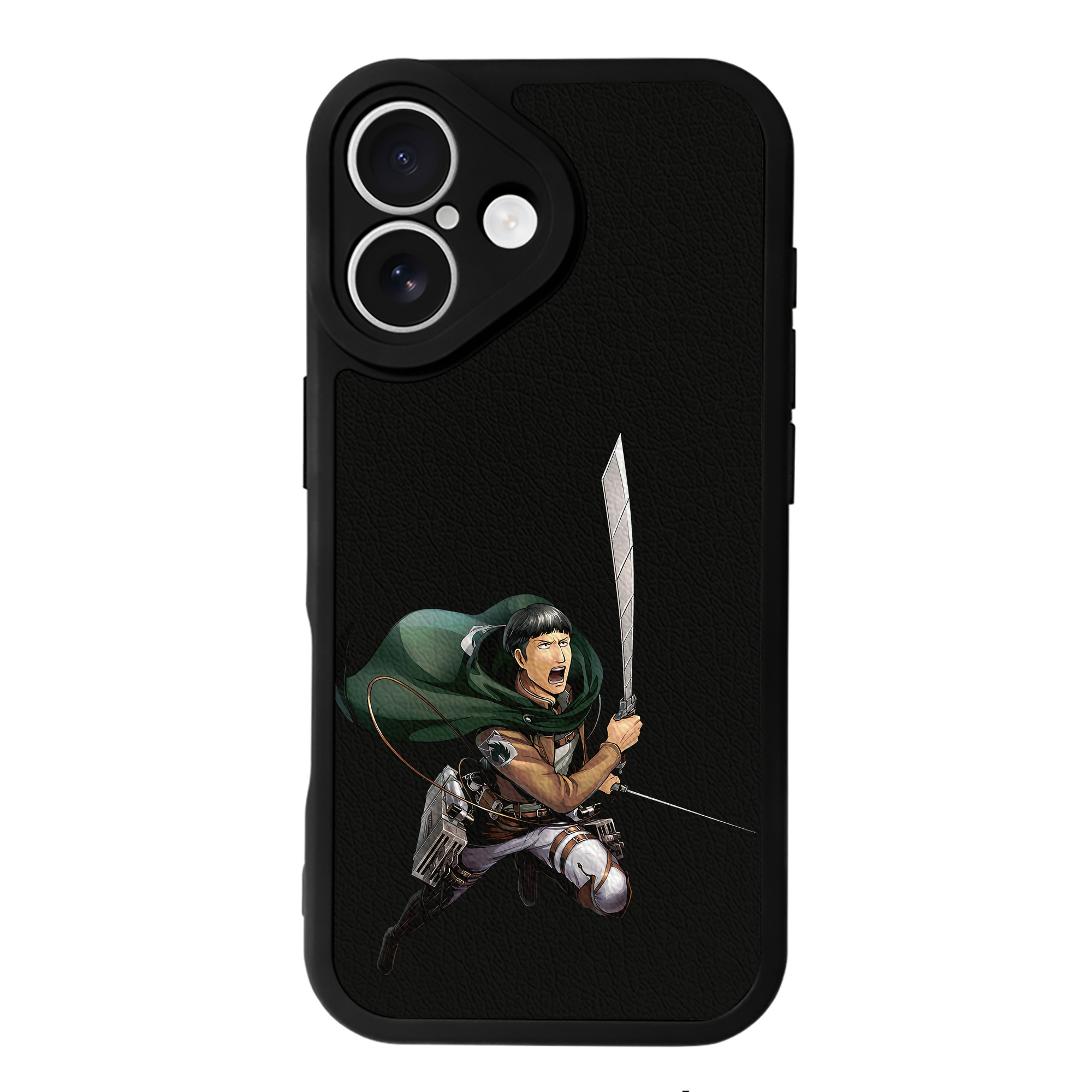 （画像用） 進撃の巨人 Attack on Titan 【iPhone 16シリーズ対応】シリコンスマホケース（レザー調） 材質：シリコン